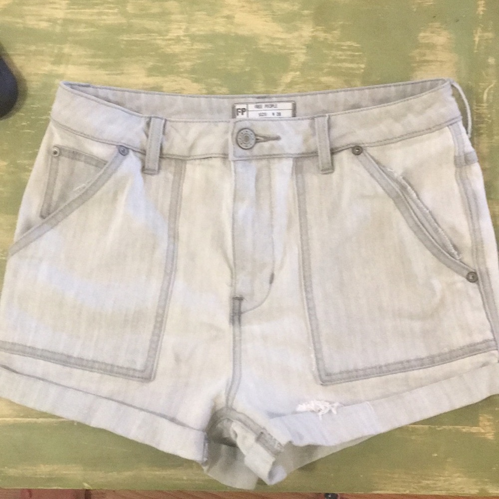 Free people high rise shorts